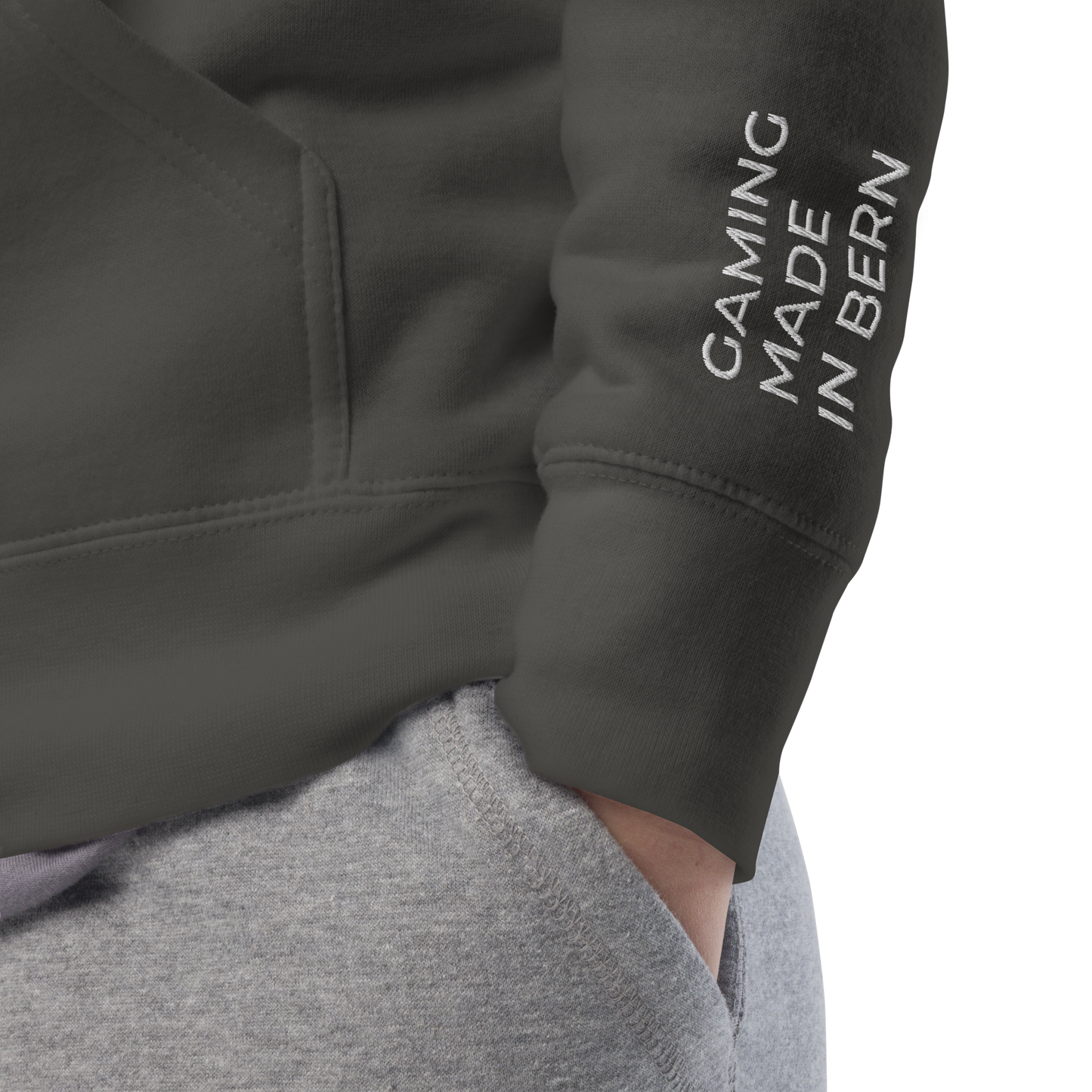 ERUPT Logo Outline Hoodie Dark