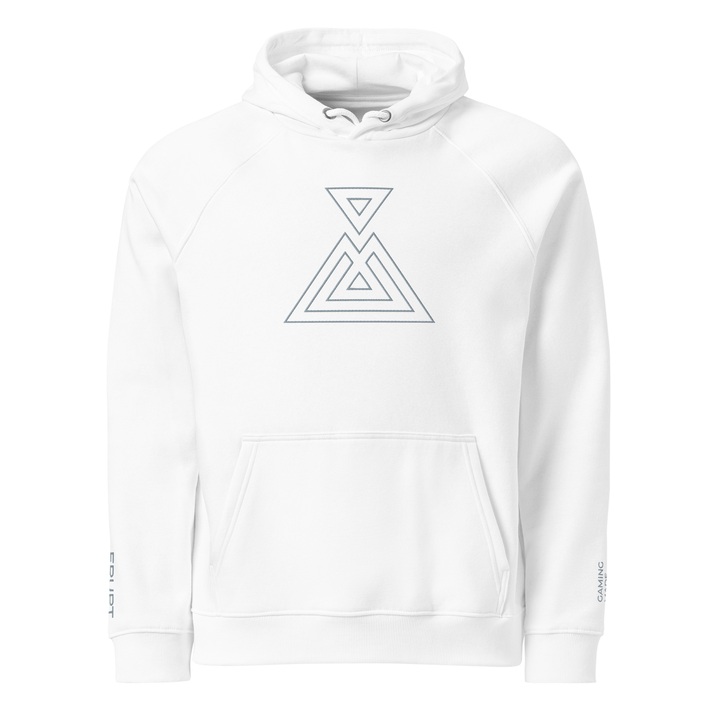 ERUPT Logo Outline Hoodie White