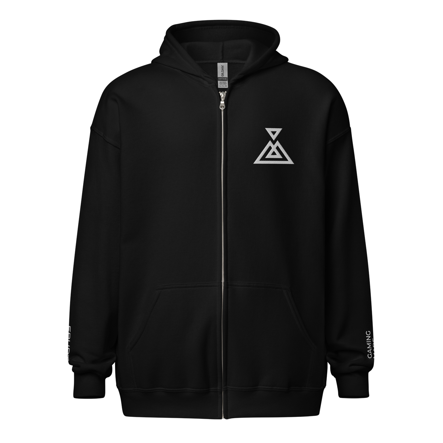 ERUPT Logo Zipper Hoodie Dark
