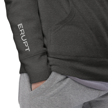 ERUPT Logo Outline Hoodie Dark