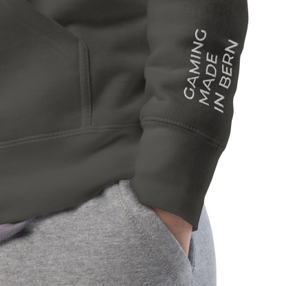 ERUPT Logo Outline Hoodie Dark