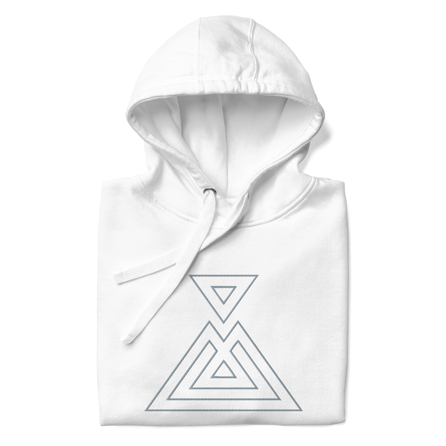 ERUPT Logo Outline Hoodie White