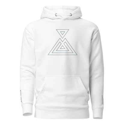 ERUPT Logo Outline Hoodie White