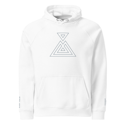 ERUPT Logo Outline Hoodie White