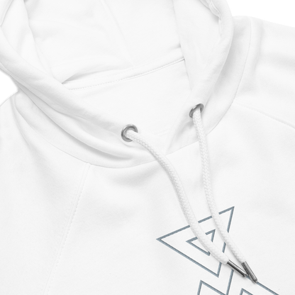 ERUPT Logo Outline Hoodie White