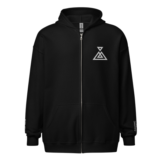 ERUPT Logo Zipper Hoodie Dark
