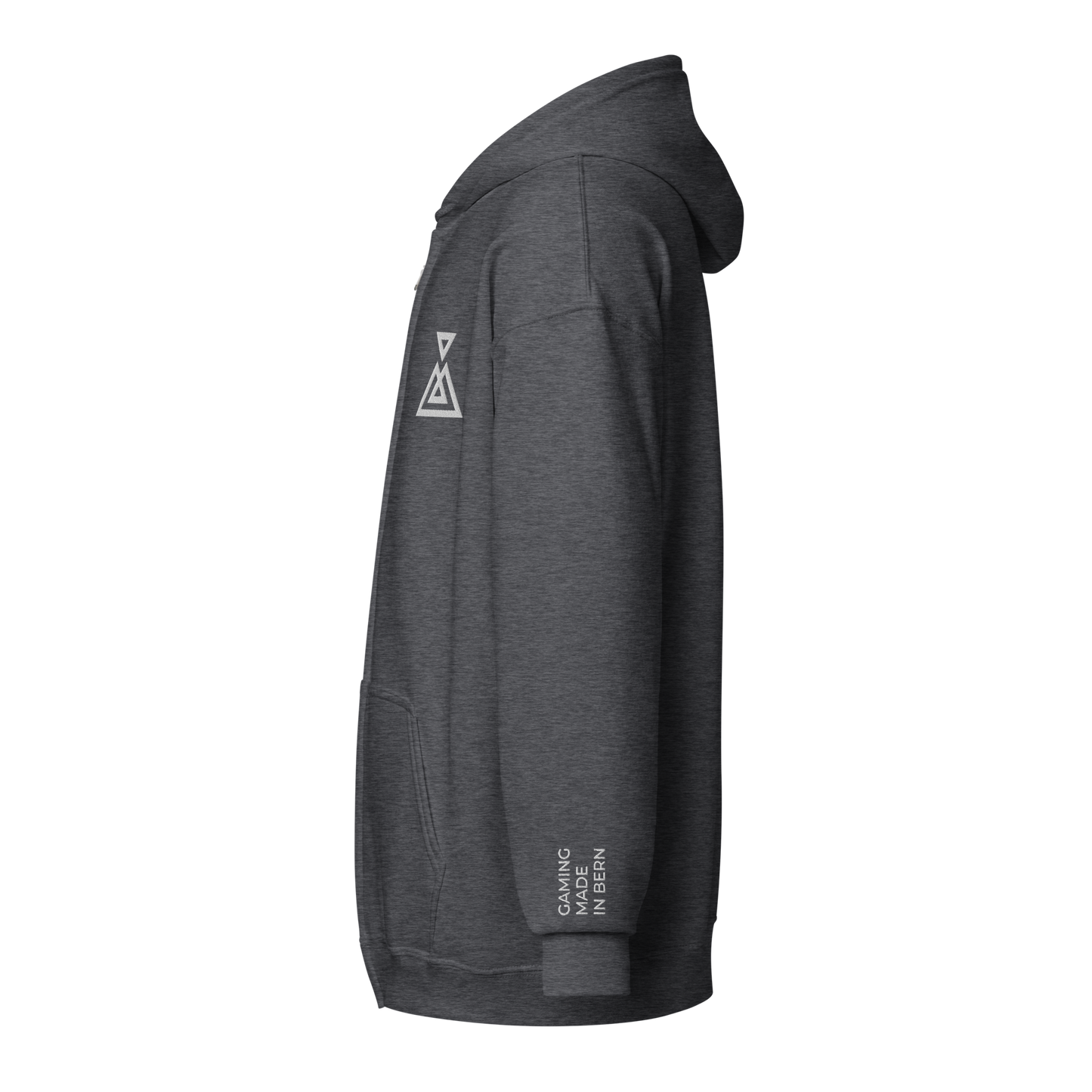 ERUPT Logo Zipper Hoodie Dark