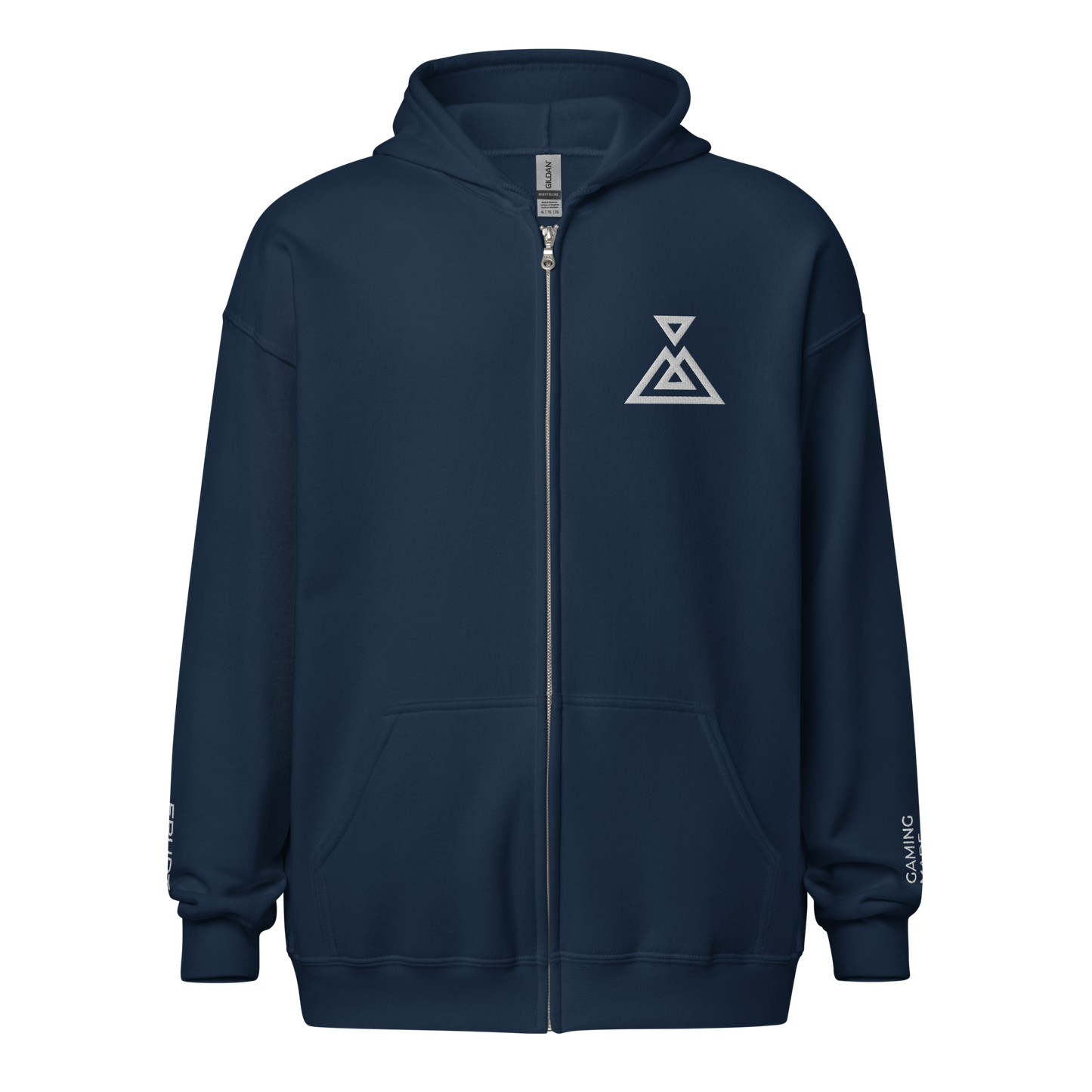ERUPT Logo Zipper Hoodie Dark