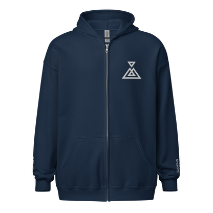 ERUPT Logo Zipper Hoodie Dark