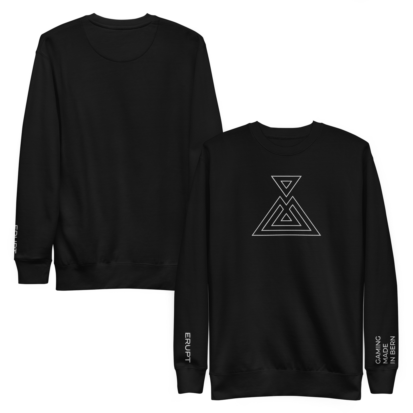 ERUPT Logo Outline Sweater Dark