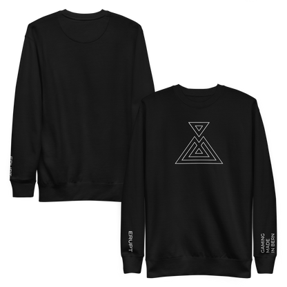 ERUPT Logo Outline Sweater Dark
