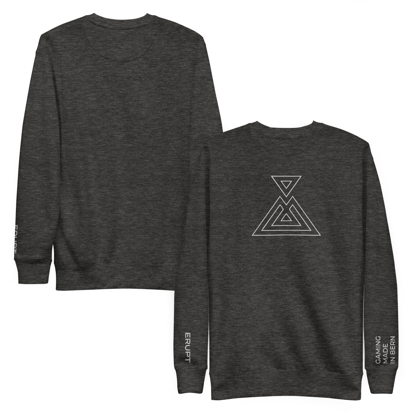 ERUPT Logo Outline Sweater Dark