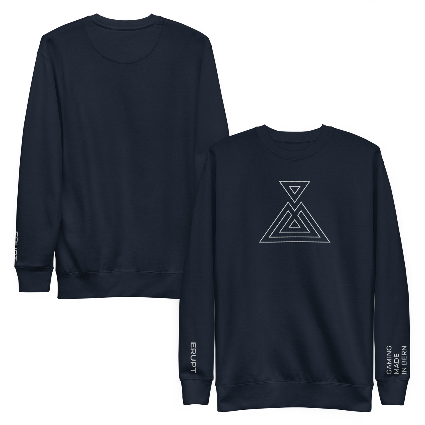 ERUPT Logo Outline Sweater Dark