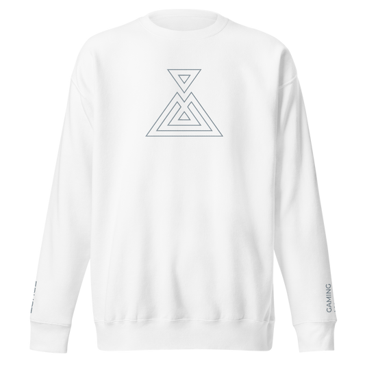 ERUPT Logo Outline Sweater White