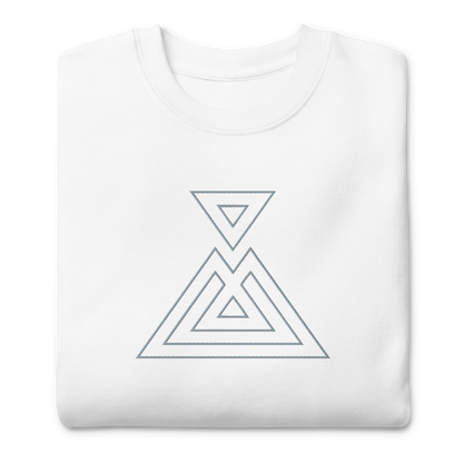 ERUPT Logo Outline Sweater White